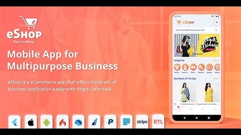 Flutter E-commerce App Source Code || EShop - Flutter E-commerce Full App