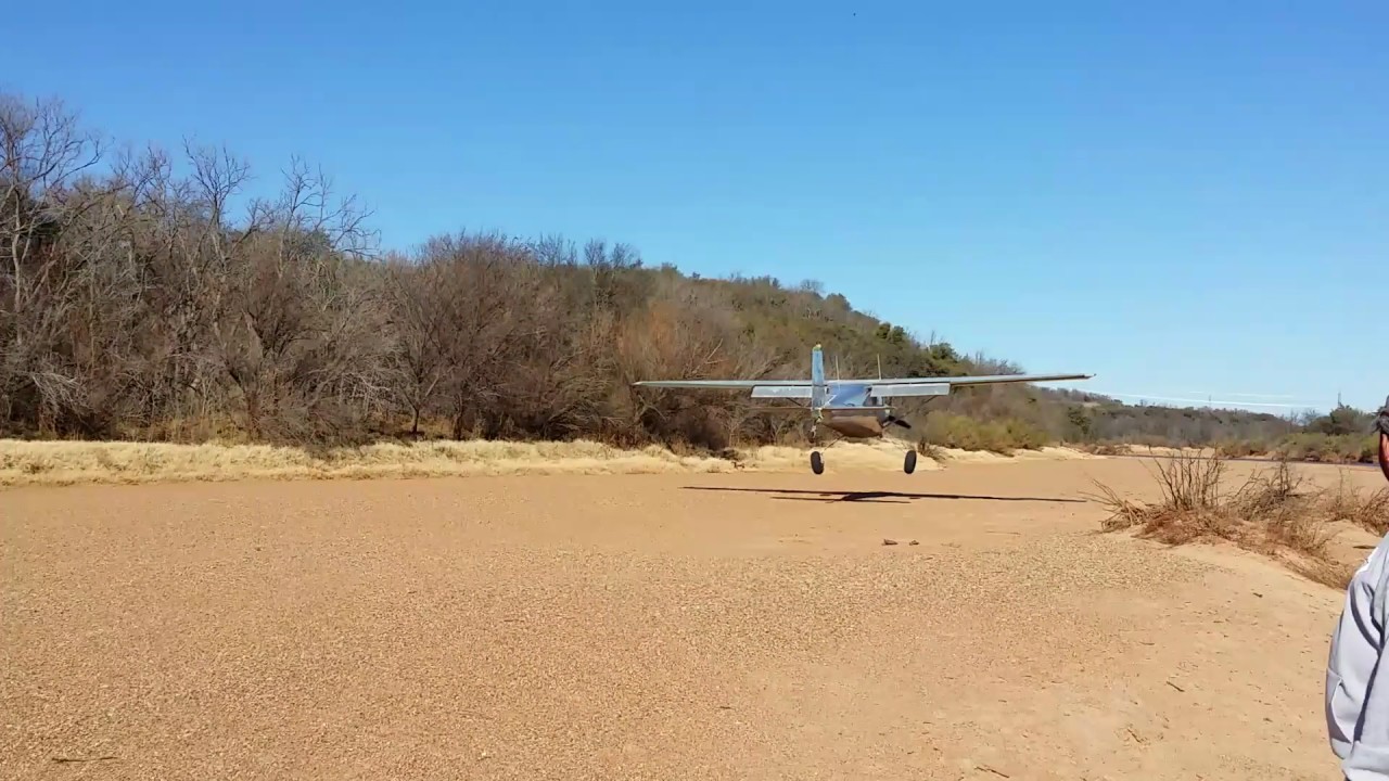 Cessna 150/150 Tail Dragger Gravel Bar Landing YouTube