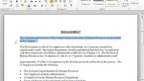 Apply Bold, Italic, or Underlined Formatting - Word 2010