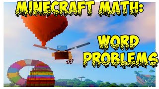 Minecraft math: word problems