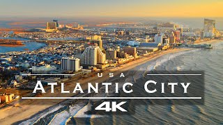 Atlantic City - USA 🇺🇸 - by drone [4K]