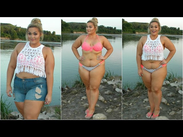 curvy girl beach outfits