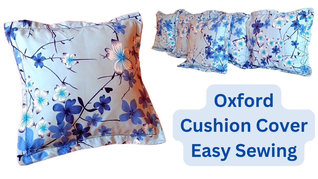 Oxford Cushion Cover Easy Sewing Ideas For Beginners YouTube