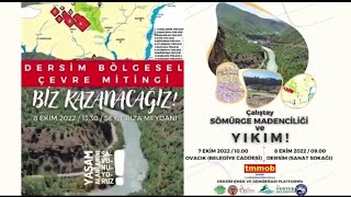 Dersim doğa mitingine sanatçılardan çağrı