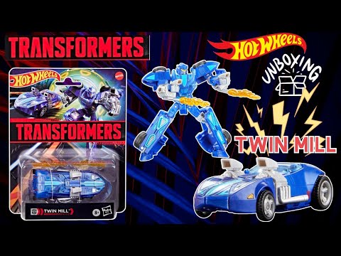 Transformers Collab Hot Wheels - Twin Mill, 5-Inch Robot Action