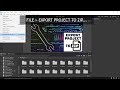 Export Unity Project to Zip Demo