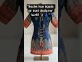 "Leftover Saree Fabric Transformation! ✂️ Designer Short Kurti #VastraVillaSoul" #shortkurti #viral