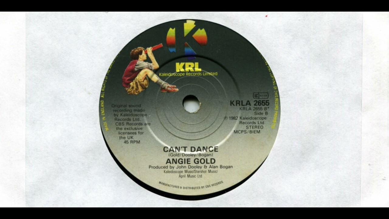 ANGIE GOLD / CAN'T DANCE / 1982 / B-SIDE / 7'' VINYL / 80'S