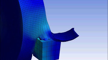 Ansys Workbench explicit dynamics  turning of AlSi 1045  extended example 6