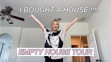 I BOUGHT A HOUSE ! ( Empty House Tour )