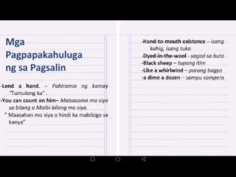 Video presentation  Modyul III Simulain sa Pagsasalin