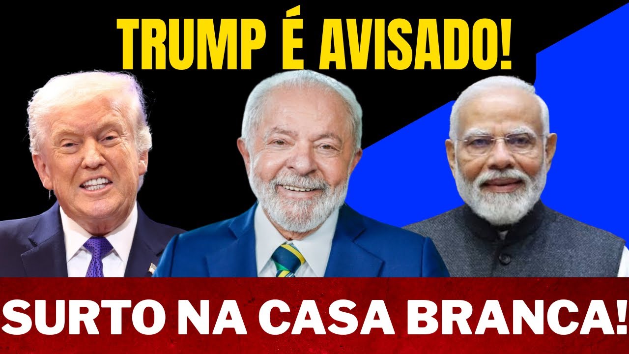 BOMBA! TERRAS RARAS! LULA E MODI FECHAM ACORDO E TRUMP SURTA NA CASA BRANCA!