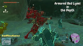 Armored Red Lynel Location in the Depth : Zelda Tears of The Kingdom.