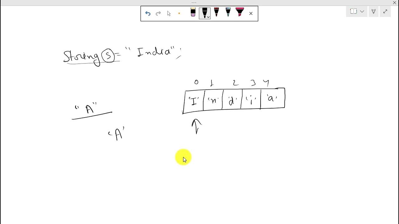 String Handeling - Java Tutorial Class 10th ICSE Board - Part 70 - YouTube