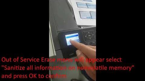 Lexmark printer reset to prevent cartridge recognize problem