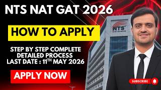 NTS NAT GAT Application May 2026 |Complete Process Registration Guide | Last Date 11 May 2026 |