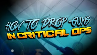 How To DROP & PICK UP Weapons In Critical Ops (iOS/Android)