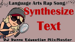 Reading Thinking Skills Rap Song #123 Synthesizing the Text