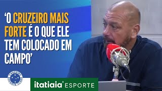 ALÊ OLIVEIRA FALA SOBRE O TIME DO CRUZEIRO: 'ELE DEU MORAL PARA OS CARAS'