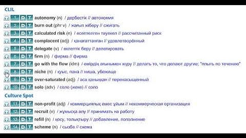 CLIL Aspect 11 Module 6 (Vocabulary)