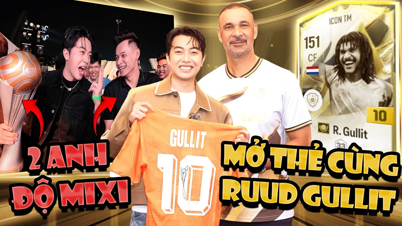 CrisDevilGamer và 2 anh Độ Mixi trò chuyện, ăn trưa cùng huyền thoại Ruud Gullit