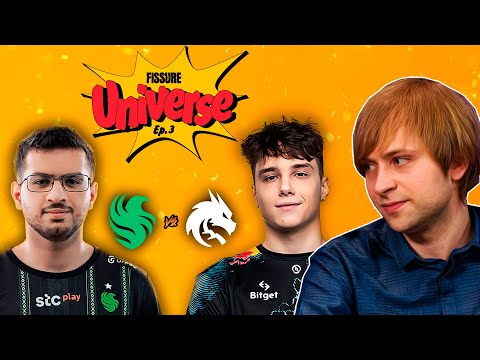 НС смотрит игру Team Falcons vs Team Spirit | Группы | Fissure Universe: Episode 3