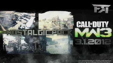 MW3 - First Map pack - DLC Nostalgic (Terminal,Favela,Crossfire,Shipment)