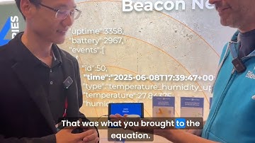 Blecon & MOKOSMART launching the L02S-BCN Smart Beacon at Sensors Converge 2025