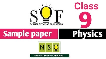nso science olympiad class 9