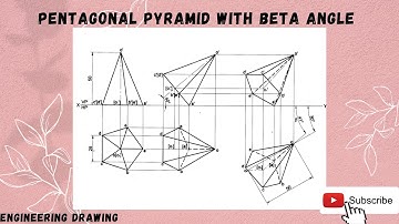 Pentagonal Pyramid with Beta angle in Sketch book