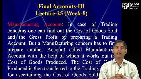 IGNOU Live Session on "Final Accounts-3 for B.Com Students