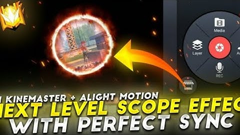 Next level awm scope effect with beat sync for free fire 🔥🔥