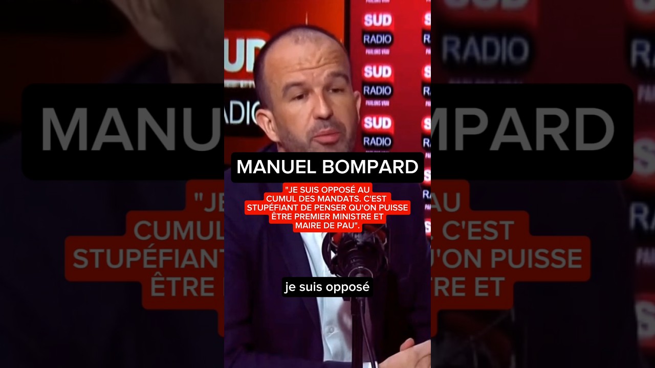 Manuel Bompard sur le cumul des mandats #sudradio #parlonsvrai #LFI #Bayrou