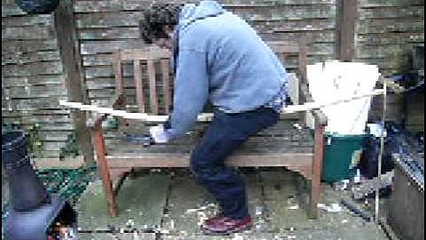 yew longbow making : the start of the tillering