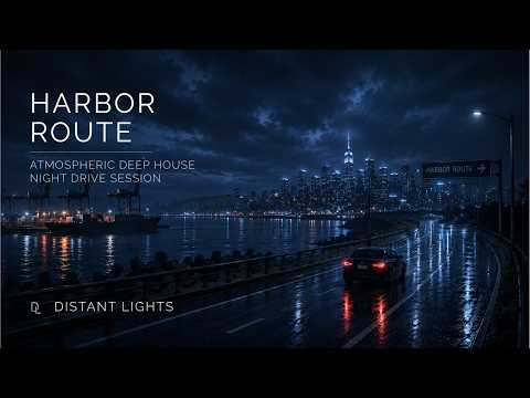 Distant Lights — Harbor Route | Atmospheric Deep House Night Drive