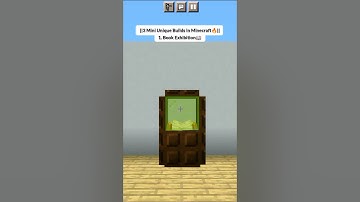 MINECRAFT: 3 Mini Unique Build Ideas💡| #shorts #minecraft