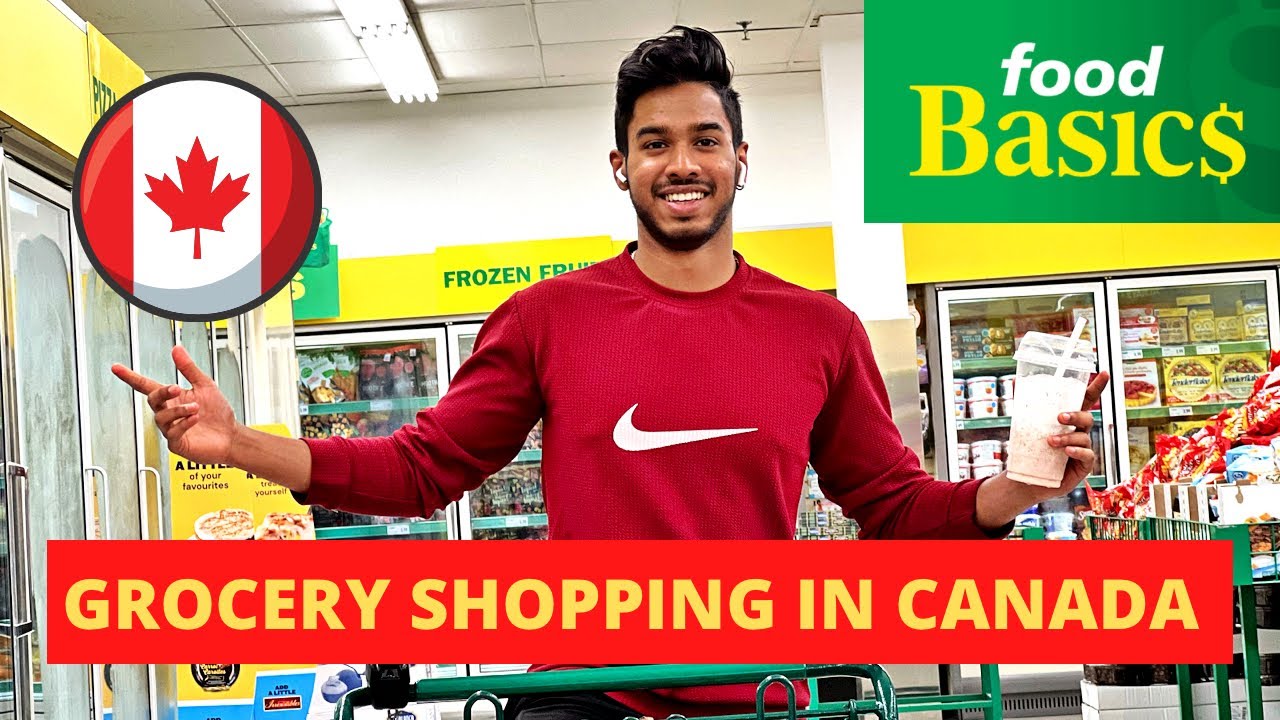 * GROCERY SHOPPING IN CANADA * FOOD BASICS VLOG INTERNATIONAL