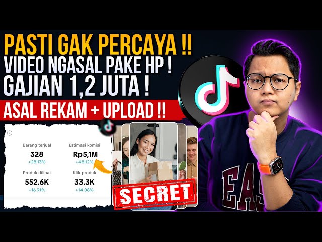 PASTI GAK PERCAYA, SERIUS VIDEO NGASAL HASILKAN 1 JUTA PER HARI DI TIKTOK, INI RAHASIANYA ! class=