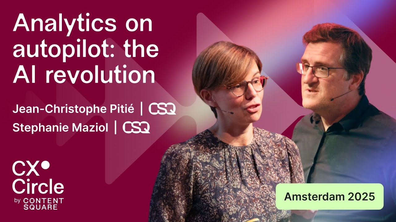 Analytics on autopilot: the AIrevolution | CX Circle Amsterdam 2025