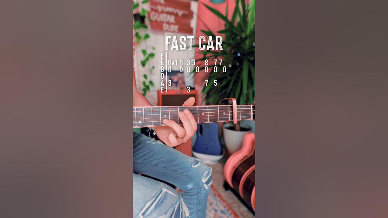 Fast Car Guitar Tutorial // Fast Car Tracy Chapman Guitar Lesson