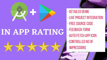 IN APP RATING | ANDROID IN APP RATING BAR | RATING BAR ANDROID STUDIO | 5STAR RATING ANDROID|RATE US