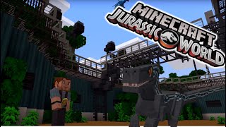 Meeting BLUE And OWEN! - Minecraft Jurassic World DLC ep.2