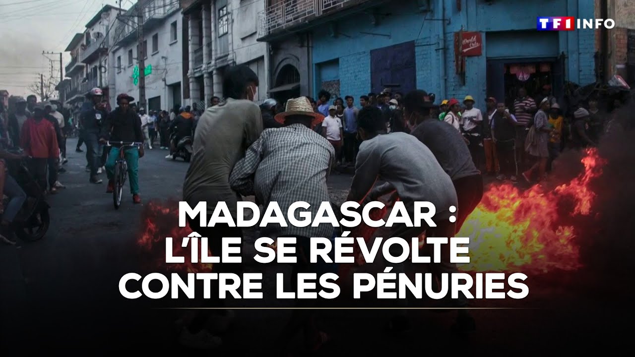 Madagascar : l'île se révolte contre les pénuries｜TF1 INFO