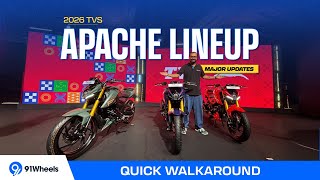 TVS Apache RTR Lineup Gets Major Revamp || Quick Walkaround