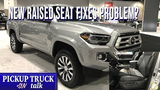 Quick Test: New 2020 Toyota Tacoma Raised Driver's Seat