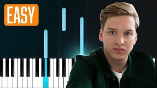 George Ezra - "Shotgun" 100% EASY PIANO TUTORIAL chords