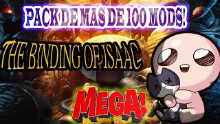 Tengo un MEGA pack de 100 mods en este video!!! THE binding of isaac