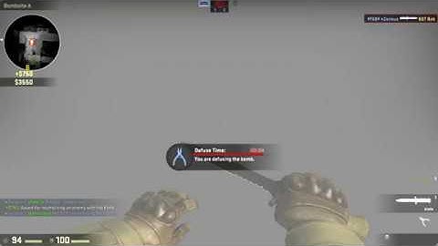 A Ninja defuse on a bot / Random video.