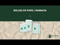 BOLSAS DE PAPEL FARMACIA