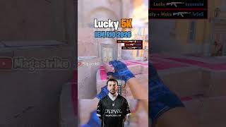 Lucky 5K on Inferno | vs Falcons (IEM Rio) #cs2 #lucky #falcons #3dmax #iemrio